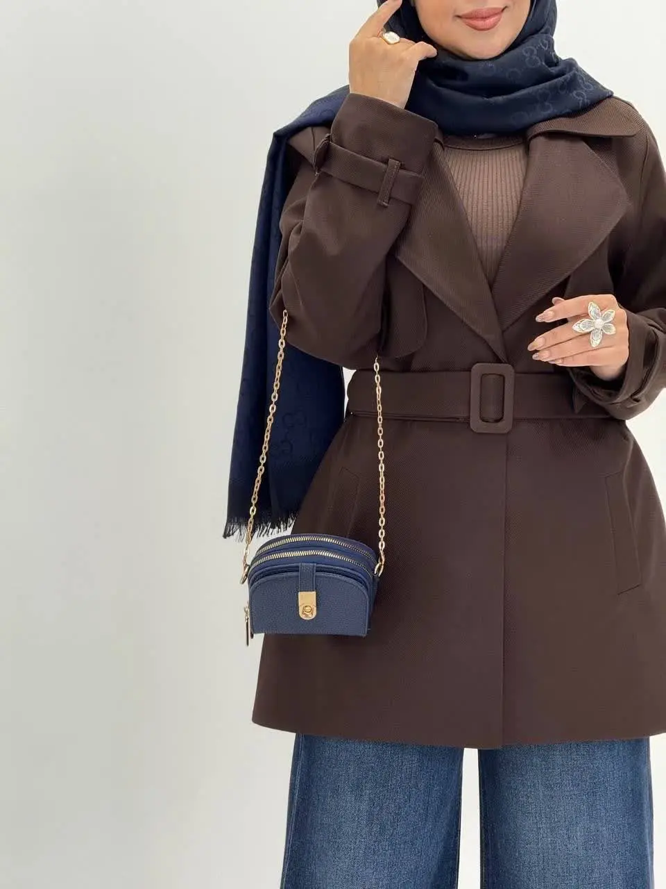 3563-بارونی آستردار تینا